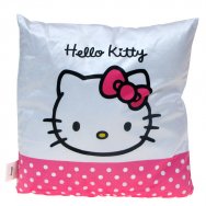 Hello Kitty - miękka welurowa poduszka (037442)