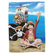 Koc polarowy One Piece:  Monkey D. Luffy i statek Thousand Sunny (988112)