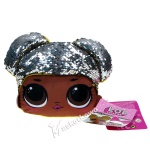 L.O.L Surprise! : Maskotka, Poduszka dekoracyjna - głowa laleczki LOL z cekinowymi włosami (D)