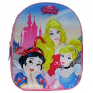 Plecak 3D Księżniczki Disney\'a - Śnieżka, Kopciuszek i Aurora (071-9437)