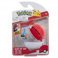 Pokemon - figurka+kula - Clip\'n\'go - Mudkip + Poke Ball (38204)