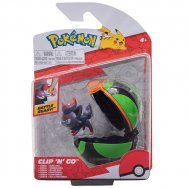 Pokemon - figurka+kula - Clip\'n\'go - Zorua + Dusk Ball (42466)