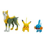 Pokemon - komplet 3 figurek - Boltund, Mudkip i Pikachu (42589)