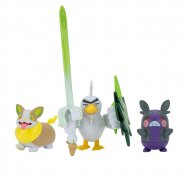 Pokemon - komplet 3 figurek - Sirfetch'd, Morpeko (HM) i Yamper (38225)