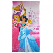 Ręcznik kąpielowy, plażowy Księżniczki Disney'a (339045) 140cm x 70cm