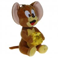 Tom i Jerry - maskotka myszka Jerry z serem 25cm (20063)