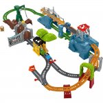 TrackMaster Motorized: seria Sodor Safari : Animal Park Monkey Adventure: zestaw Małpia Przygoda (GLK81)