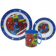 Zestaw naczyń dla dzieci (microwaveable plastic) - Spider-Man (74704)