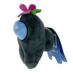 Among Us - Maskotka crewmate czarny 11cm (479754)