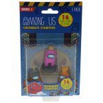 Among Us: zestaw figurki-stempelki z gry - 3-pak - zestaw E