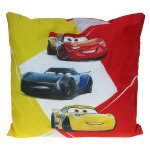 Auta (Cars) - miękka poduszka dekoracyjna Zygzak McQueen, Cruz Ramirez i Jackson Storm (582228)