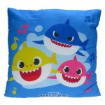 Baby Shark - Poduszka dekoracyjna z rodziną rekinów (047159)