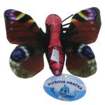 Barwne Zoo: Maskotka Motyl (Rusałka pawik) 13cm x 13cm (900257)