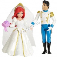 Disney - zestaw: para ślubna: Księżniczka Arielka i Książe Eryk