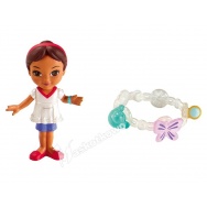 Dora i przyjaciele - zestaw: mini laleczka Naiya i magiczna bransoletka z zawieszkami