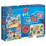 EduKit 4w1: 2 x Puzzle, kostki, skojarzenia: Psi Patrol (Paw Patrol) (18097)