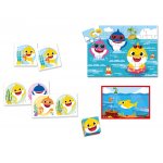 EduKit 4w1: Puzzle, kostki, domino, memo: Baby Shark (18099)