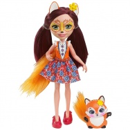 Enchantimals - lalka Felicity Fox + zwierzątko DVH89
