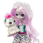 Enchantimals - lalka Sybill Snow Leopard i zwierzątko Flake (GJX42)