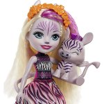 Enchantimals - lalka Zadie Zebra i zwierzątko zebra Ref (GTM27)