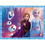 Frozen 2 : Kraina Lodu 2 - Kraina - zestaw: 2 x puzzle + memos (90814)