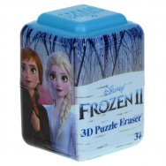 Frozen Kraina Lodu: (Puzzle Palz): puzzle 3D, gumka, mini figurka - box niespodzianka