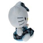 Hello Kitty (TY) - Niebieska Szkocka Krata 15cm