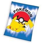 Koc pluszowy Pokemony (086983) 130cm x 160cm Pokemon Pikachu