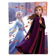 Koc polarowy Frozen II : Kraina Lodu II - siostry Anna i Elsa (981878)