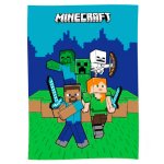 Koc polarowy Minecraft: 100cm x 140cm (315193)