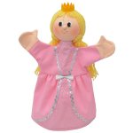 Królewna Adela w różowej sukience - pacynka