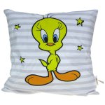 Looney Tunes (Zwariowane Melodie: Tweety) - miękka welurowa poduszka (039118)