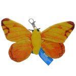 Maskotka (breloczek) Motyl żółty 18cm (30474)