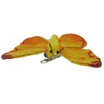 Maskotka (breloczek) Motyl żółty 18cm (30474)