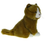 Maskotka Kot Perski siedzący brązowy 20cm (14805)