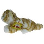 Maskotka Kotek leżący brązowy 30cm z dźwiękiem (71269)