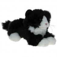 Maskotka Kotek leżący czarny 30cm z dźwiękiem (73034)