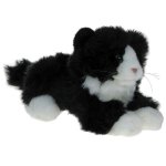Maskotka Kotek leżący czarny 30cm z dźwiękiem (73034)