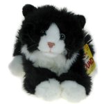 Maskotka Kotek leżący czarny 30cm z dźwiękiem (73034)