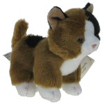 Maskotka Kotek mini stojący łaciaty 13/17cm (90656) eco-friendly