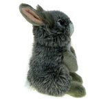 Maskotka Królik 20cm (92483) szary