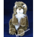 Maskotka Królik 20cm 13723 ciemnobrązowy