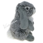 Maskotka Królik miniaturka 18cm 81104 szary