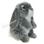 Maskotka Królik miniaturka 18cm 48747 (A) szary