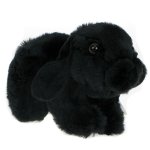 Maskotka Królik miniaturka 20cm (92476) czarny eco-friendly