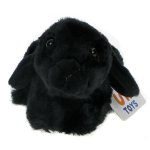 Maskotka Królik miniaturka 20cm (92476) czarny eco-friendly
