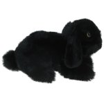 Maskotka Królik miniaturka 22cm (93374) czarny eco-friendly
