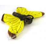 Maskotka Motyl żółty 17cm 69426