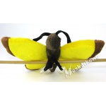 Maskotka Motyl żółty 17cm 69426