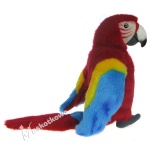 Maskotka Papuga Ara żółtoskrzydła 27cm 89650 (czerwona)
